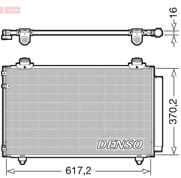 CONDENSER. AİR CONDİTİONİNG TOYOTA COROLLA VERSO (...