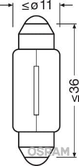 AMPUL 24V 5W SV8.5-8 UNV1