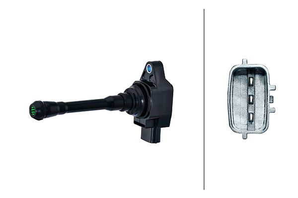 ATEŞLEME BOBİNİ 12V 3-KUTUPLU RENAULT - HELLA - OEM HMLGT9501R