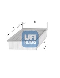 HAVA FİLTRESİ ROVER 200-400 1.8TD (91-98) - UFI - OEM GFE1140