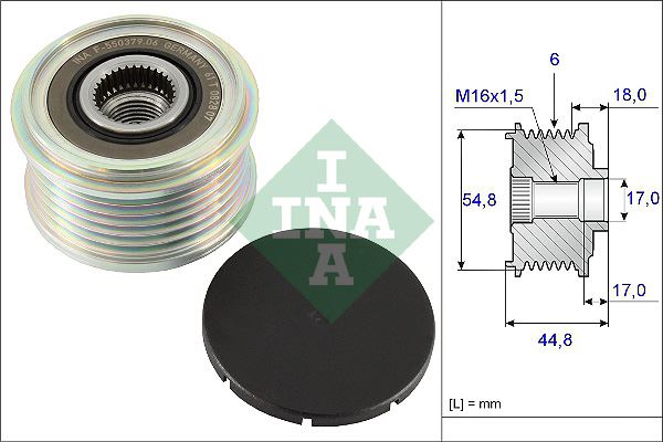 ALTERNATÖR KASNAĞI CLIO II-MGN-KNG-SCENIC (K4M-K4J - INA - OEM 7701477689
