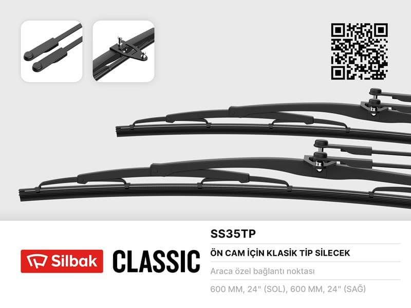 SİLECEK SÜPÜRGESİ 600MM IKARUS OTOBÜS-MAGIRUS-DEUT...