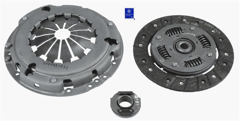 DEBRİYAJ SETİ (BASKI+DİSK+RULMAN) FIAT DOBLO 05>...