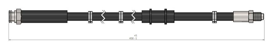 FREN HORTUMU ön J5 Van 90-94 - CAVO - OEM 480635
