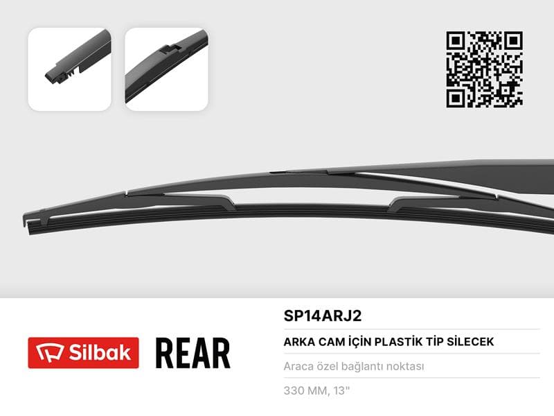 SİLECEK SÜPÜRGESİ ARKA PLASTİK TİP 350MM DAIHATSU ...