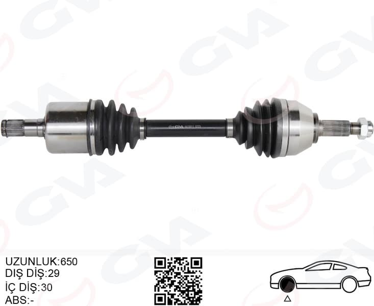 ÖN AKS SOL RENAULT KOLEOS (HY_) 2.0 DCI A-T (08-14...
