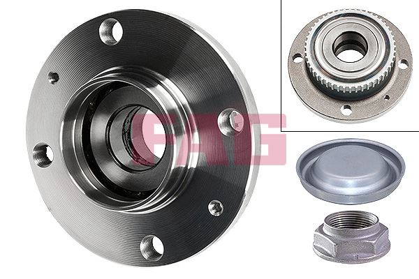 ARKA TEKER PORYASI KOMPLE PEUGEOT P406 95> CITROEN XANTIA 99> (ABS`Lİ - 4 BİJON) - FAG - OEM 3748.68