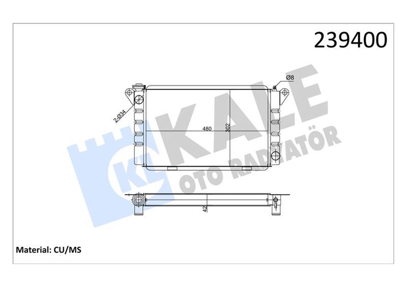 RADYATOR SCENIC - VALEO - OEM 214105169R