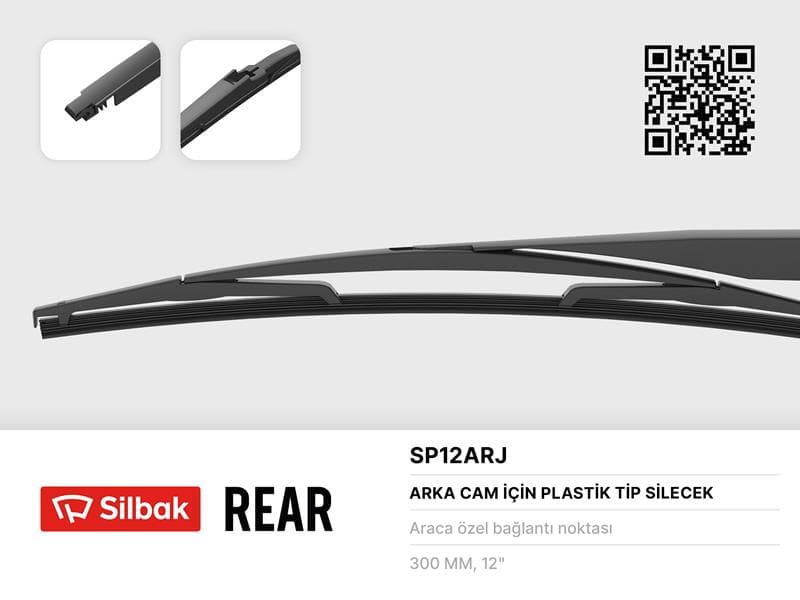 SİLECEK SÜPÜRGESİ ARKA PLASTİK TİP 300MM OPEL ASTR...