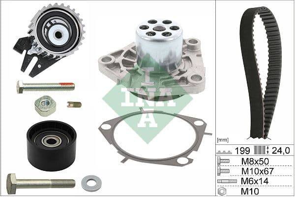 DEVİRDAİM+EKSANTRIK GERGİ KITI ASTRA H 04>14 VE...
