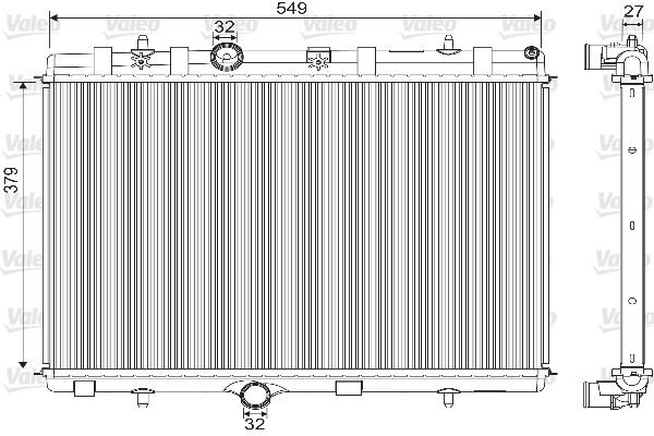 SU RADYATORU C-ELYSEE-C3-C4-C5 I-P207-P208-P301-P307-P308-P407-P3008-P5008-RCZ 09> 1.6 HDI - VALEO - OEM 1330-P8