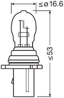 AMPUL 12V PSX26W PG18.5D-3