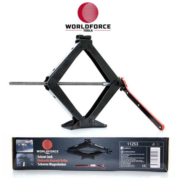 MEKANİK MAKASLI KRİKO 2 TON CIRCIR KOLLU (GARAJ EKİPMANLARI) (HIRDAVAT) - WORLDFORCE