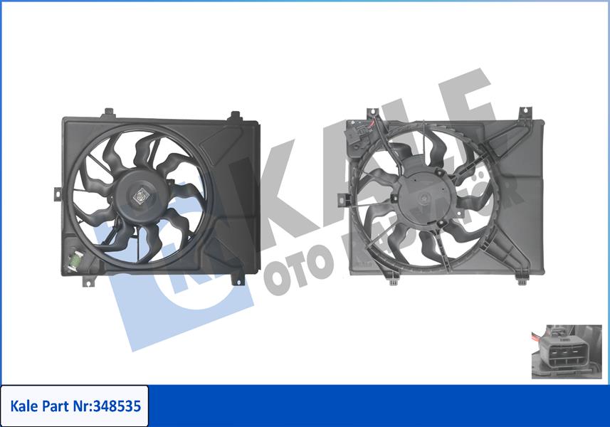 FAN MOTORU i10 (DAVLUMBAZLI) - KALE - OEM 253800X250