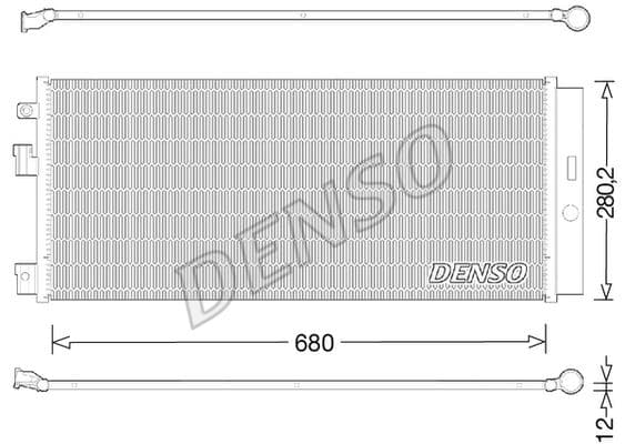 KLİMA RADYATÖRÜ (KONDENSERİ) OPEL CORSA E 14>19...
