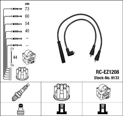 RC-EZ1208 ATEŞLEME KABLOSU - NGK