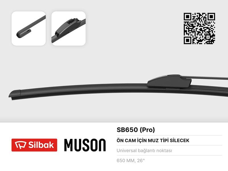 SİLECEK SÜPÜRGESİ 650mm (MUZ TİPİ) ÜNİVERSAL