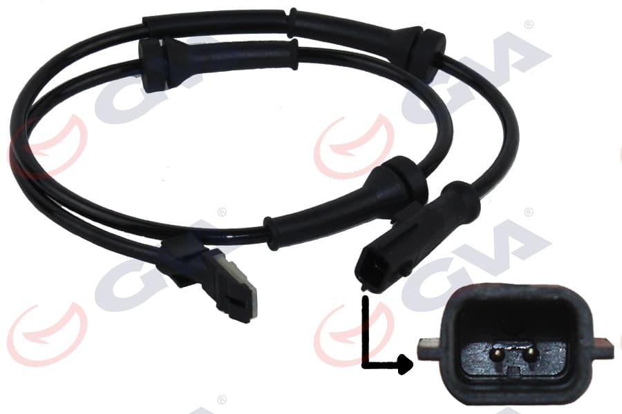 ABS SENSORU ON MERCEDES CITAN W415 12> . RENAUL...
