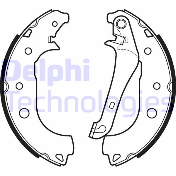 ARKA BALATA (PAPUC) FORD ECOSPORT 15> - DELPHI - OEM CN15
