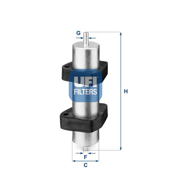 YAKIT FİLTRESİ AUDI A4 (8K)-A5 (8T3) 2.0-2.7-3.0 TDI V6 08=> Q7 3.0 TDI-4.2 TDI 2010=> - UFI - OEM 8K0127400A