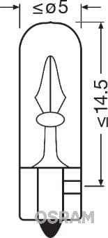 AMPUL 12V 2W KÜÇÜK DİPSİZ GÖSTERGE DUYSUZ