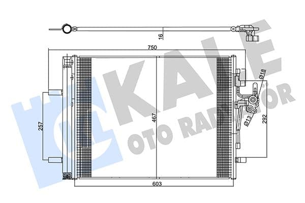KLIMA RADYATORU LAND ROVER DISCOVERY SPORT L550 FR...