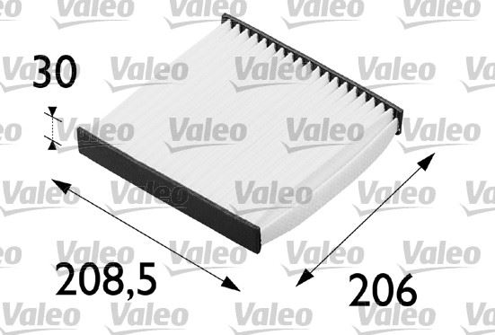 (x) POLEN FİLTRESİ LGN II 1.6-2.0 16V 01/03> - VALEO - OEM 7701048748