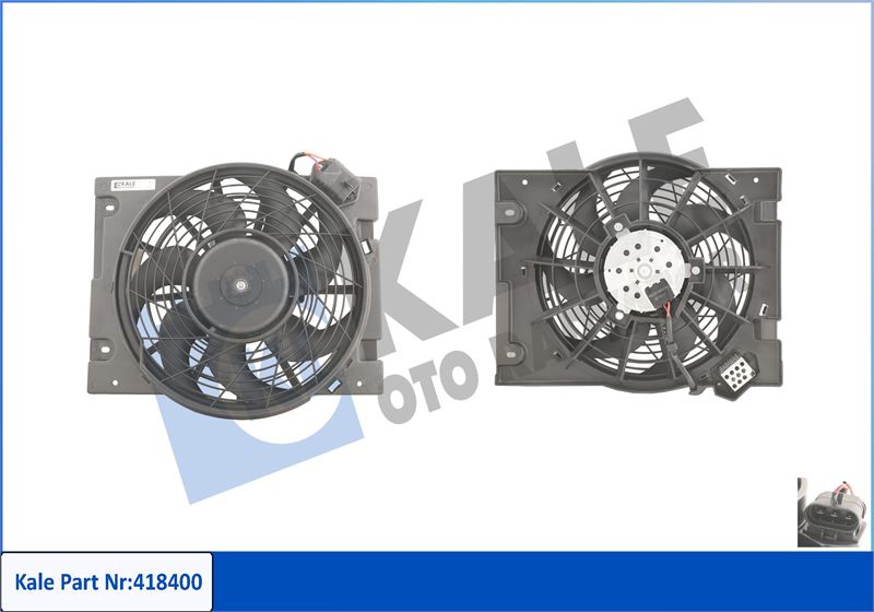 KLİMA FAN MOTORU DAVLUMBAZLI ASTRA G-ZAFIRA 99=> (160W-295mm) - KALE - OEM 1341176
