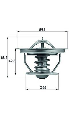 TERMOSTAT Thermostat insert — MAHLE TX5771 - MAHLE