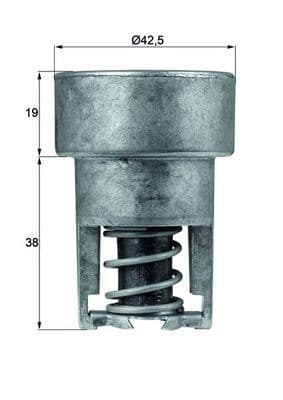 TERMOSTAT (83 C) RENAULT RAPID-SUPER 5