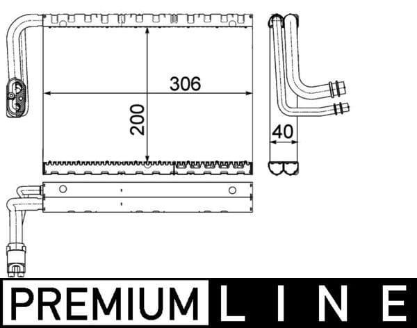 Verdampfer MB E-CL.W212 RHD. w/o TXV
