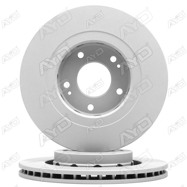 (KAPLAMALI DİSK) MITSUBISHI OUTLANDER - LANCER - CITROEN C-CROSSER / PEUGEOT 4007 - ÖN FREN DİSK - AYD - OEM 424958