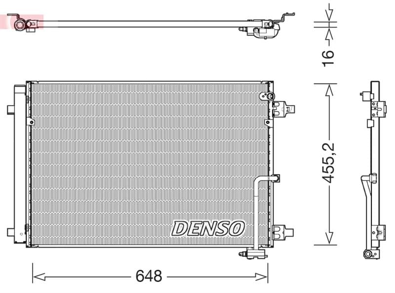 CONDENSER. AİR CONDİTİONİNG AUDI A8 (4H) (09-18)