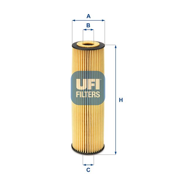 YAG FILTRESI MERCEDES M271 W203 CL203 S203 C209 A209 W204 S204 W211 W212 R171 - UFI - OEM A2711800109