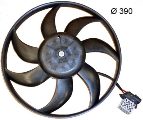 FAN MOTORU OPEL ASTRA H (L48) (KLİMA HARİÇ) - MAHLE - OEM 13147274