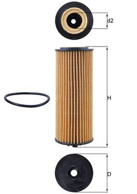 YAG FILTRESI MERCEDES M278 W176 W205 C218 W213 V167 W222 R231 C190 - MAHLE - OEM A2781800009