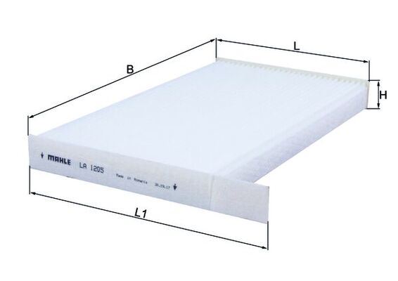 POLEN FİLTRESİ Cabin filter — MAHLE LA1205 - MAHLE