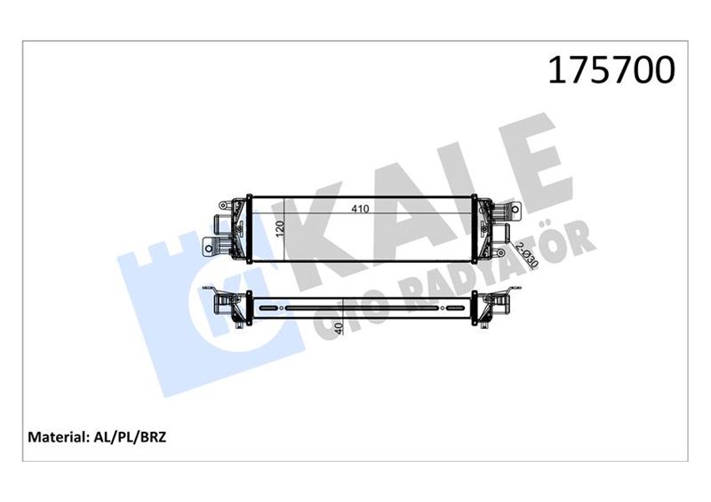 RADYATOR ALBEA - VALEO - OEM 51718679