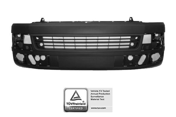 TAMPON ÖN KOYU GRİ VOLKSWAGEN TRANSPORTER T5 2012> - POLIPLAST - OEM 7E0807217B9B9