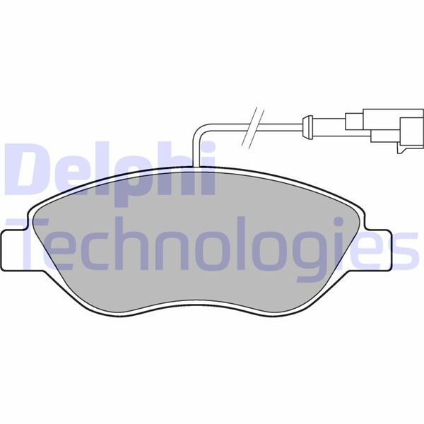 ÖN FREN BALATASI (FİŞLİ) FIAT BRAVO II 08>14 EGEA HB 15> ALFA ROMEO MITO 08>15 LANCIA DELTA III 08>14 1.3D MTJ 1.4TB 1.6D MTJ 1.9D MTJ 2.0D MTJ BÜYÜK TİP - DELPHI - OEM 77365188