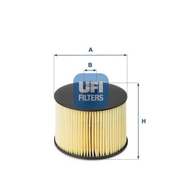 YAKIT FİLTRESİ P307-P308-P407-EXPERT-C4-C5-JUMPY-SCUDO-FOCUS II CMAX-SMAX 2.0HDI DW10 - UFI - OEM 1318563
