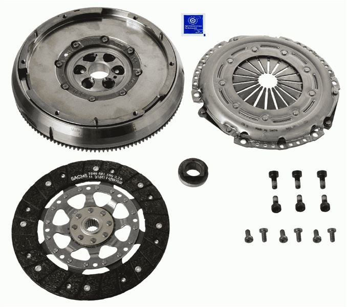 DEBRİYAJ SETİ (VOLANLI) (KİT) P207-P307-P407-P1007-PARTNER TEPEE-BERLINGO-C2-C3-C4-C5 1.6 HDİ - SACHS - OEM 0532.X9