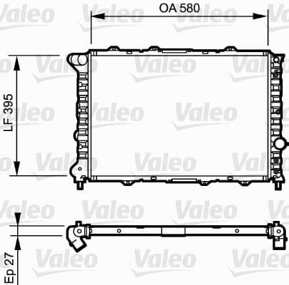 RADYATÖR KLİMALI ALFA 156 1.9JTD 97-05 2.4 JTD 97-...