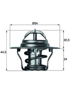 TERMOSTAT (12 J )DEFENDER (L316) 2.5 D 90>94 RA...