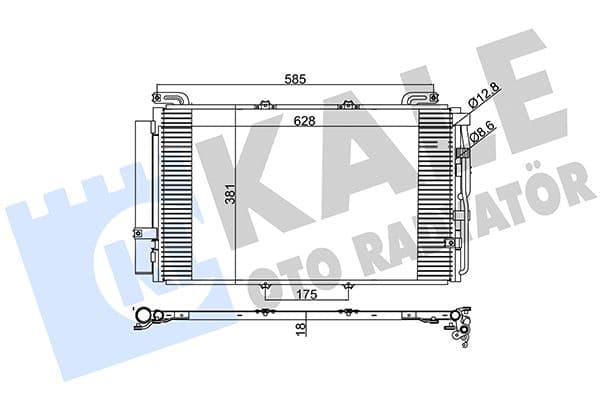 KLİMA RADYATÖRÜ (KONDENSER) HYUNDAI MATRIX 1.6L G4...