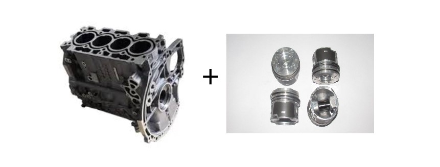 MOTOR BLOĞU (PİSTON + SEGMAN DAHİL) 1.6 HDI EURO 4 - PSA - OEM 0130.Z4