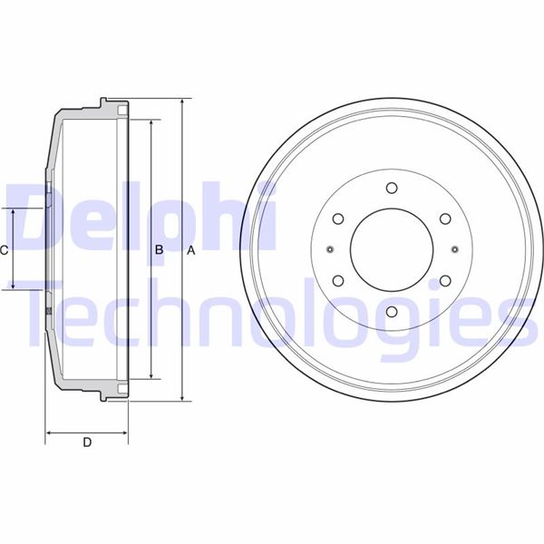 ARKA FREN KAMPANASI MITSUBISHI L200 CR 06 2.5 DID - DELPHI - OEM MN102439