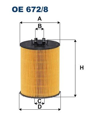 YAG FILTRESI BMW N62 E60 E61 E63 E64 E65 E66 E70 - FILTRON - OEM 11427542021