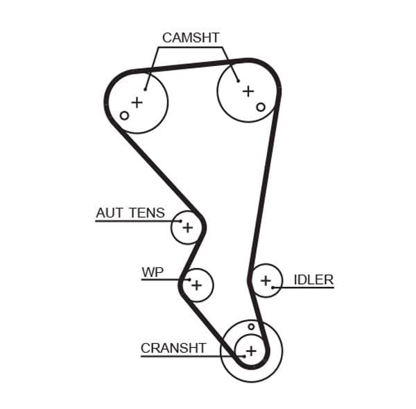 TRİGER KAYIŞI (137x254) PEUGEOT 306 2.0 16V (97-01...
