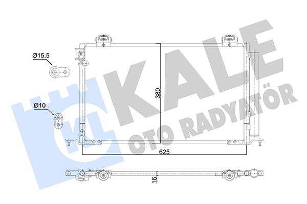 KONDENSER AL/PL/BRZ AVENSIS - KALE - OEM 8845005120